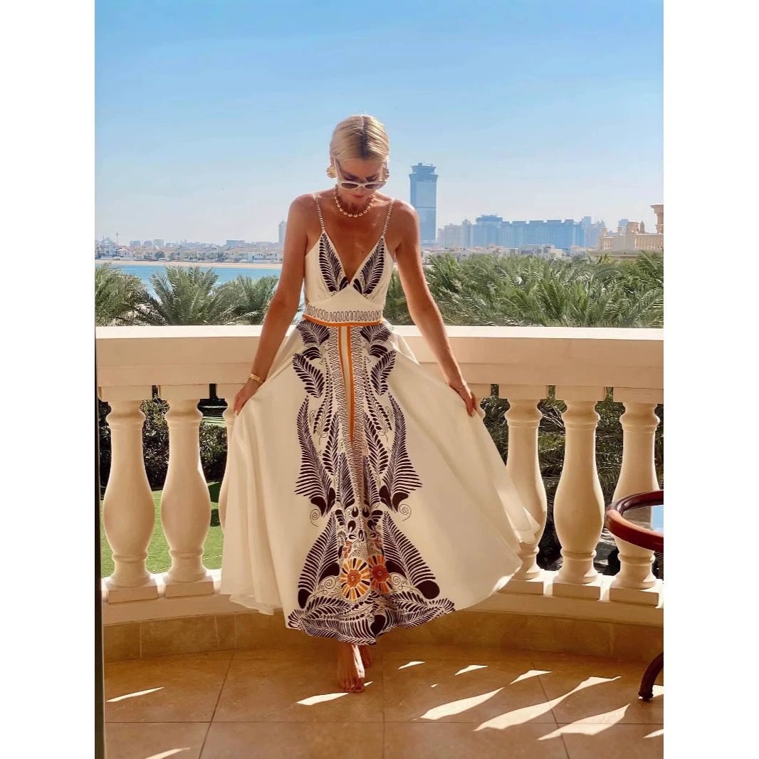 Coastal Vacation Beach Aura Dress - Image 3