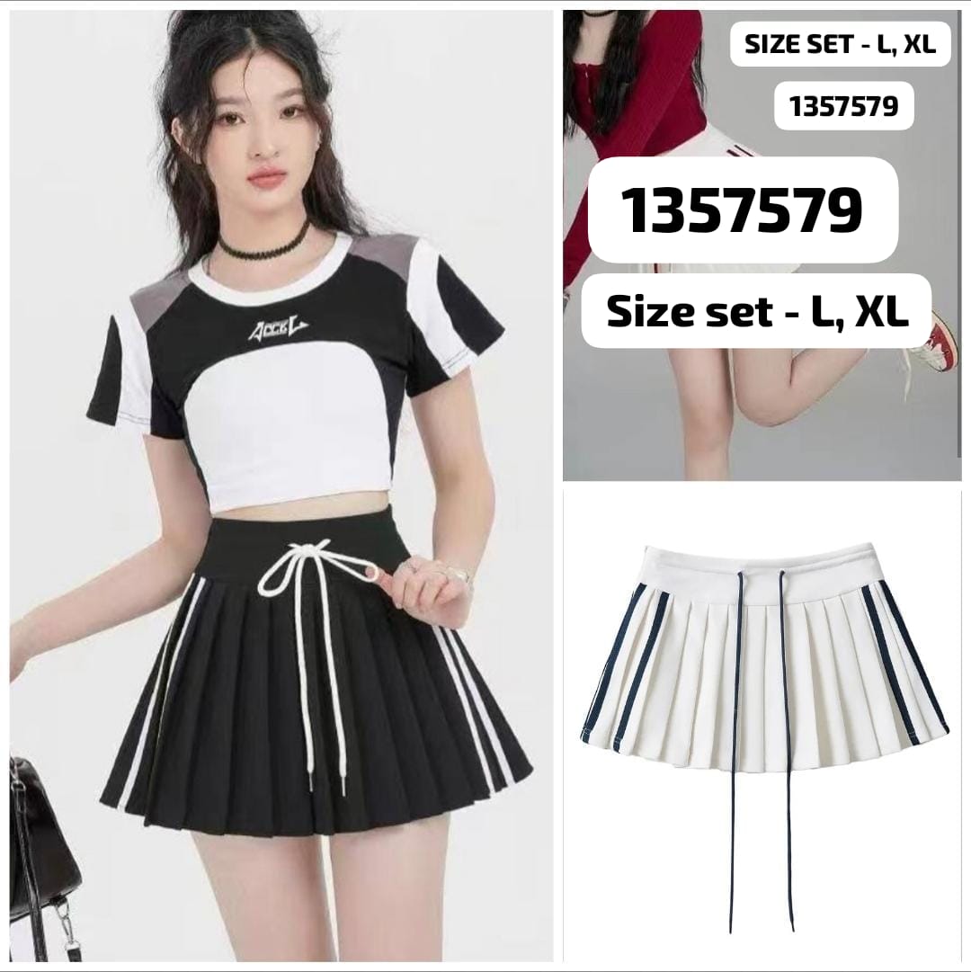 imp pleated skirt