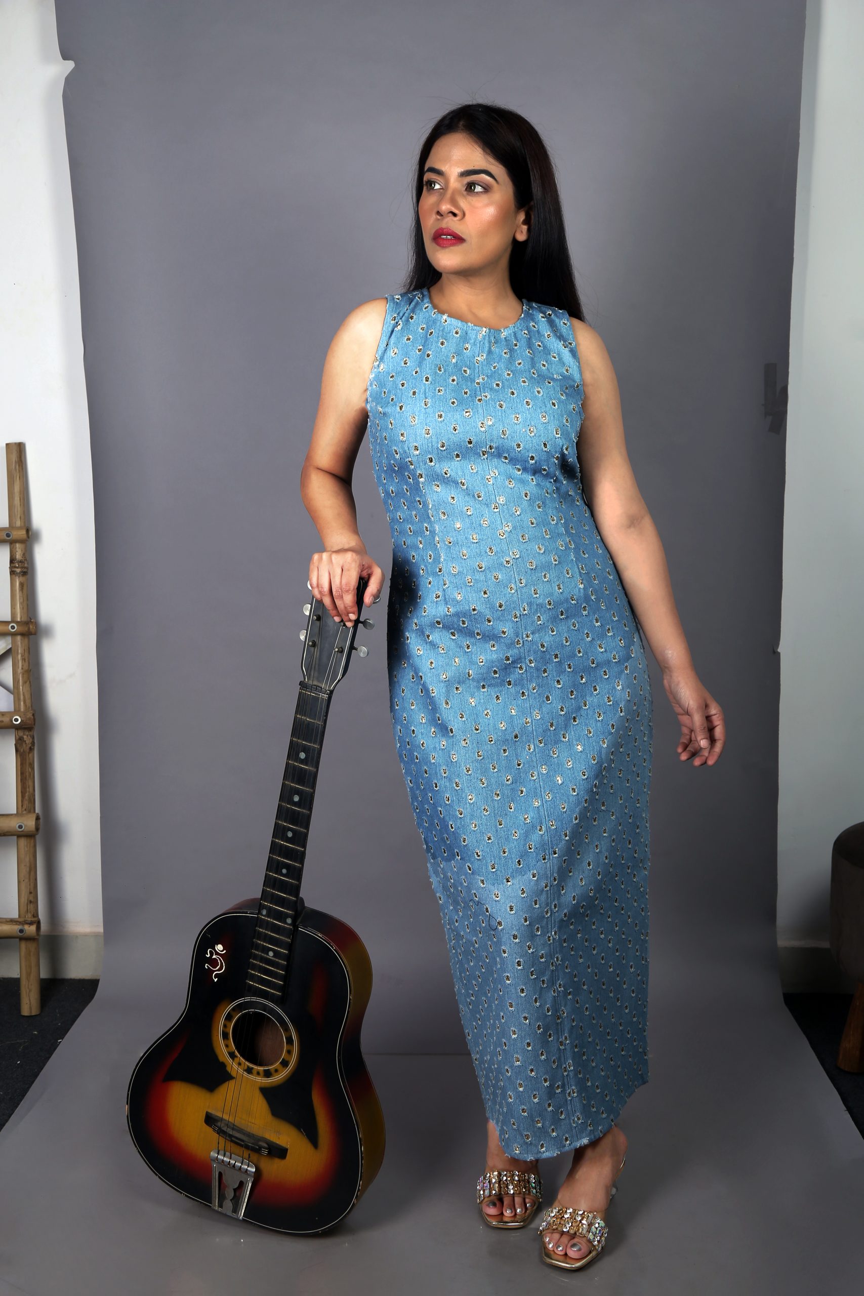 Imported Denim Dress - Image 5